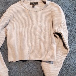 Gray pullover sweater